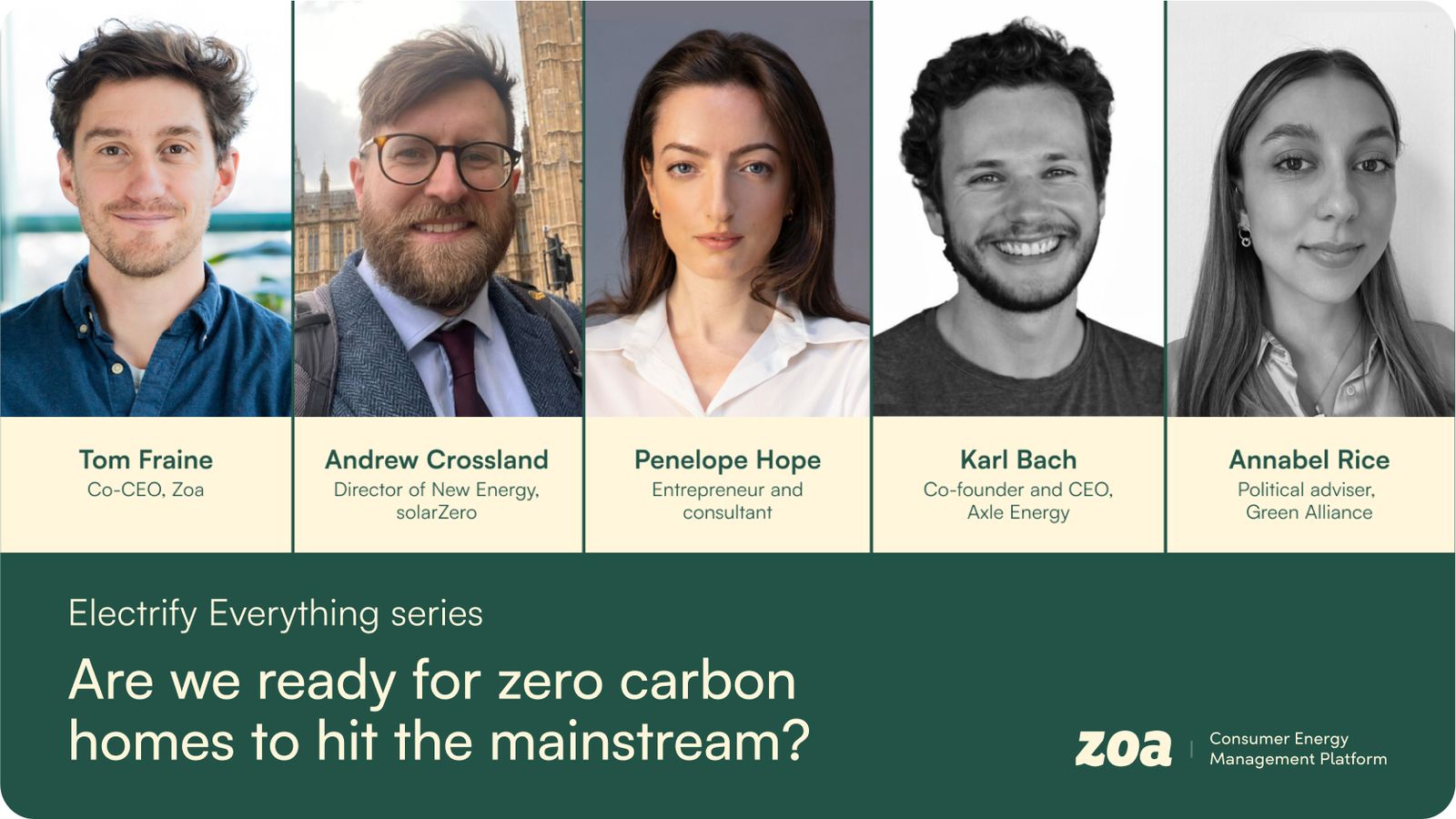 Are we ready for zero carbon homes to hit the mainstream? Panel recording